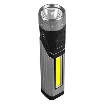 90 Grau Lanterna de Dobramento de 500 Lúmens USB Recarregável de 90 Graus de Rotação da Tocha Impermeável Led Lanterna Com Base Magnética 90