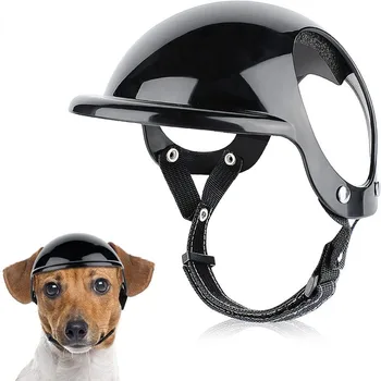 Pequeno Cão de Estimação Capacetes com Furo de Orelha Motocicleta Cão Gato Capacete Multi-Esporte Cão capacete de Bicicleta ao ar livre Cachorrinho Pac para Cães e gatos