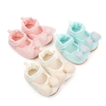 Novo Arco Princesa Sapatos De 0-1 Ano De Idade Do Bebê Sapatos De Criança Calçados Recém-Nascido De 3 Meses 6 Meses 12 Meses, As Meninas Primeiro Caminhantes