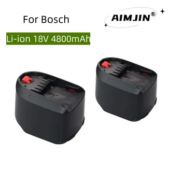 AimJin 18V 4800mAh Bateria de Íons de Lítio para Power4All PBA 18V para Bosch 18V Casa e Jardim-Ferramentas
