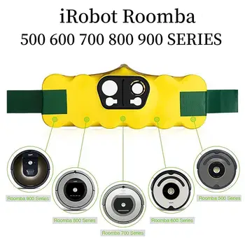 14,4 V 5000mAh Varrendo Robô Bateria Apropriado Para Leobot Roomba 500 600 700 800 900 521 530 531 550 540 545 630 631 760 780 860