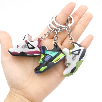 3D mini calçado desportivo de chaves, celular chaveiro, sapatos de desporto, com caixa de presente definir, de presentes, de presentes de aniversário para seus entes queridos