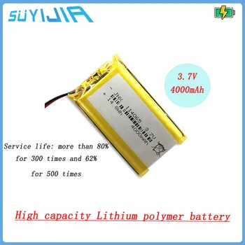 Alta Capacidade de Polímero de Lítio De 3,7 V 4000mAh 114065 Usado em Computadores Tablet Beleza Instrumentos Móvel de Energia de Baterias