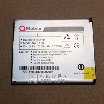 Para QMobile da bateria do telefone móvel A20 telefone móvel placa 7.77 WH bateria 2100mAh