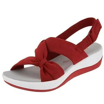 Mulheres Sandálias Grande Moda de Sandálias de Cunha 2023 Nova Verão de Dedo do pé Aberto Casual Plataforma de Calçado Confortável e antiderrapante, Sapatos de Praia