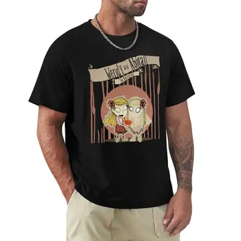 Don't Starve - Wendy e Abigail T-Shirt T-shirt curta camiseta de anime roupas de mens vestuário