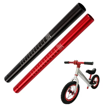 MTB Bicicleta Bicicleta de Aço, o Espigão 22.2x300mm Para Crianças de Bicicleta de Equilíbrio Seattube de Alumínio MTB Bicicleta espigão Cinza Fosco Brilho