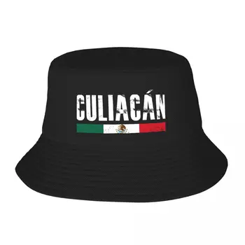 Novo Culiacan Sinaloa, México Bandeira Mexicana CityCap Chapéu de Balde de Capa Snap Volta Chapéu de Homens de Boné Mulheres
