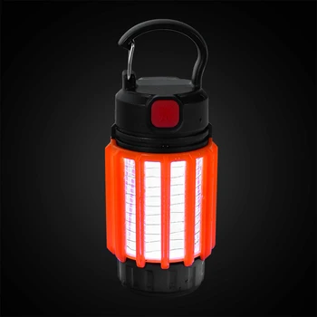 Luz Portátil, Prático Alimentado Por Bateria De Pendurar Lanterna Conveniente Impermeável Aviso Flashlamp Branco Roxo Luz