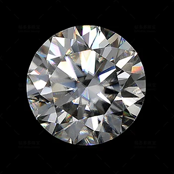 6.5 mm 1 quilates Laboratório Sintetizada Carboneto de Silício Imitação de Diamante Com Alto Índice de Refração E de Alta Dispersão de Valor,