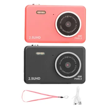 Selfie Câmara De 2,5 K HD Multi Filtros de Cor Compacta de Bolso Câmera Digital Automático de Sensibilidade à Luz de Focagem Automática para Estudante