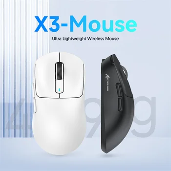 Novo X3 2.4 G sem Fio Bluetooth Três Fios de modo Leve de Jogo Rato 6-botão de 6-velocidade de DPI Ajustável Fotoelétrico Mouse