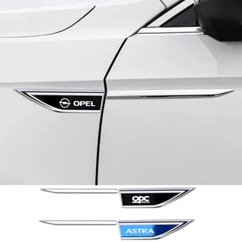 2pcs para Opel Astra OPC LINHA Insignia Corsa Vectra Meriva Zafira Trailer Tigra Carro Portas Laterais da Lâmina de Carro Adesivos de Acessórios para carros