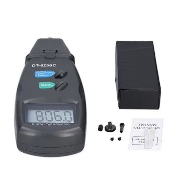 Tacômetro Digital do Motor Tacômetro Tacômetro Portátil com Tela de LCD para Medição do Tacómetro Industrial para o Motor de