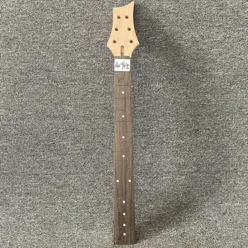 AN905 DIY Partes de Guitarra Inacabado Guitarra Elétrica Pescoço Maple com Rosewood Sem Trastes com Danos para a Substituição de Pedido Personalizado