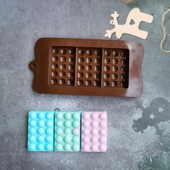 Novo Ponto de Chocolate Molde de Silicone DIY Doces Pudim de Sobremesa de Molde a Decoração do Bolo Plugin Cozinha Cozimento do Aparelho