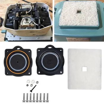 Reconstruir a bomba de Ar kit de Reparação de Substituição de Reposição, Ferramentas Limpar o elemento do Filtro HP-80 HP-60 Válvulas máquina de lavar Durável Preta