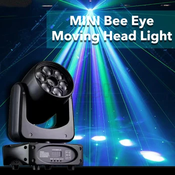 Mini-90W CONDUZIU a Abelha Olho + Laser Mover a Cabeça de Luz Dj Dmx512 Luz de Palco de Efeito Estroboscópico Iluminação de Discoteca Dj Bar de Música do Casamento Festa