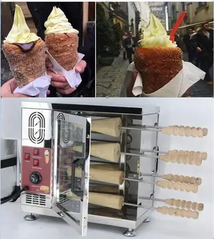 Elétrica cone de chaminé do forno da máquina; Pão de churrasco, máquina de chaminé de Waffle maker