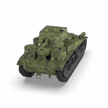 SSMODEL 120579 V1.7/160579 V1.7 1:120 1:160 3D Impresso Modelo de Resina Kit Britânico Vickers Mk III Tanque Médio