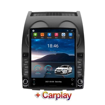 Car Multimedia Player 5G Carplay Para Nissan Qashqai J10 2007-2013 2 Din De 9,7