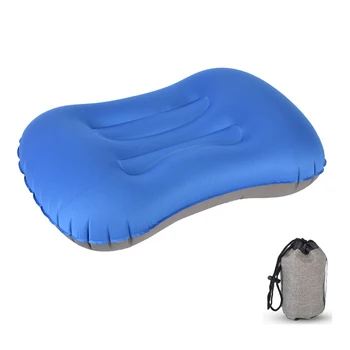 Deserto&Fox Inflável Travesseiro Almofada de Viagem, Portátil, Leve e Compacta Travesseiro Almofada com Saco para Camping, Caminhadas, Viajar