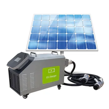 DC rápido de veículos elétricos para veículos 100A 30kw solar portátil ev estação de carregamento do carregador para ev