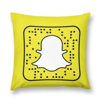 Snapchat logotipo travesseiro Jogar Travesseiro Fronhas de Almofadas de Decoração de Casa