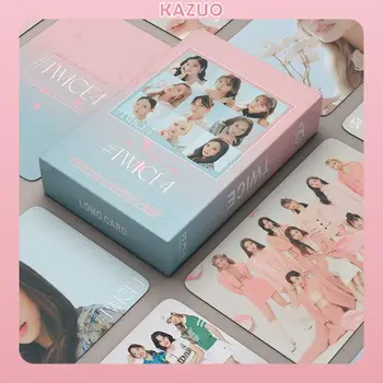 KAZUO 55 Pcs DUAS vezes Álbum Lomo Cartão de Kpop Photocards Postais 4º Melhor Álbum da Série