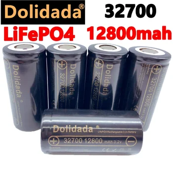 de Marca original 32700 12800mAh 3.2 V lifepo4 Bateria Recarregável Profissional Fosfato do Ferro do Lítio de Bateria