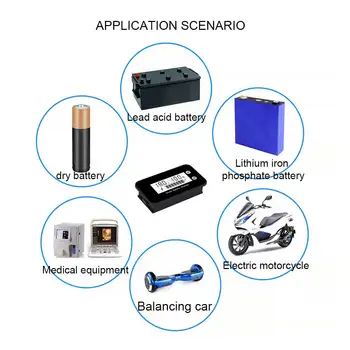 Indicador De Tensão Impermeável Levar Capacidade Da Bateria Testador Excelente Monitor Medidor De Reparar O Suprimento De Peças Portátil